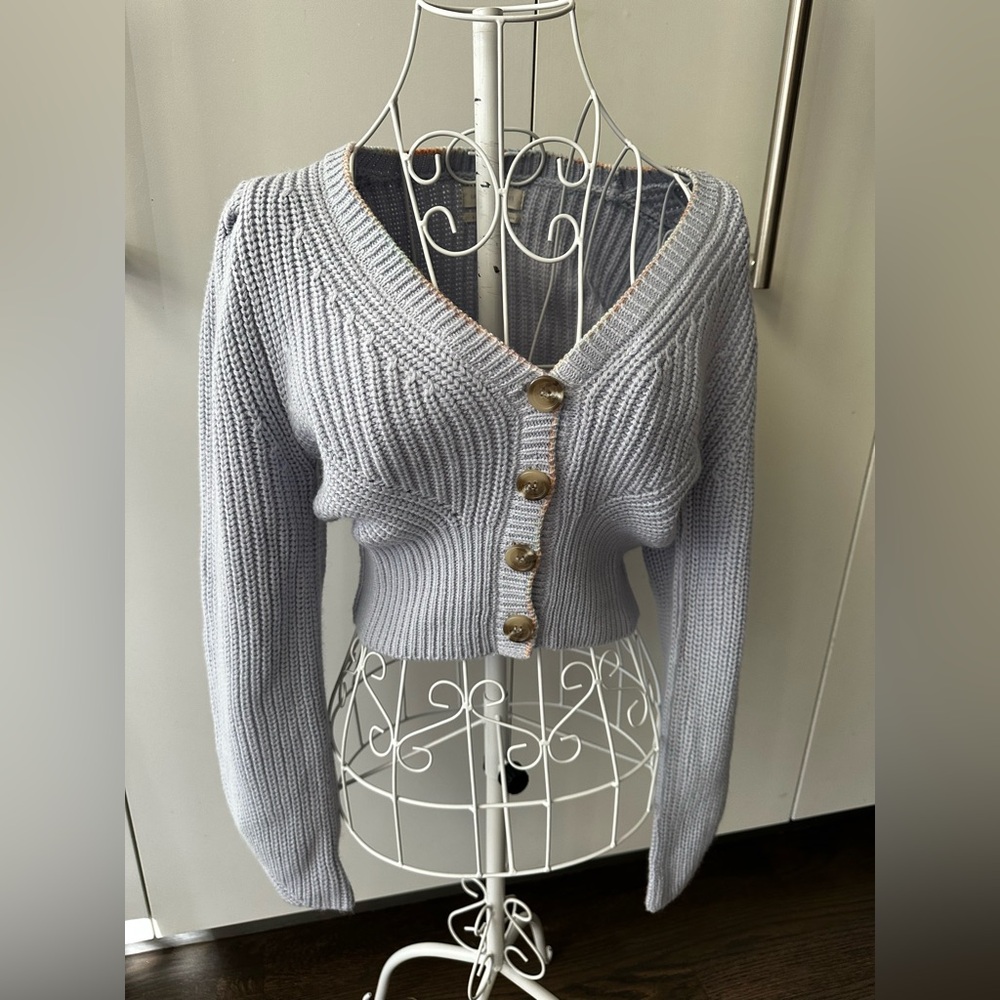 Urban Outfitters V-Neck Button-Up Sweater